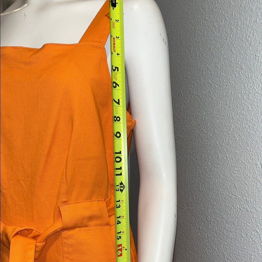Women's Orange Jumpsuit made by copper key beautiful orange bright size large - Picture 13 of 16